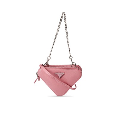PRADA LEATHER PROMENADE MINI 1NR015 (15*10cm)  PRADA LEATHER PROMENADE MINI 1NR015 (15*10cm)